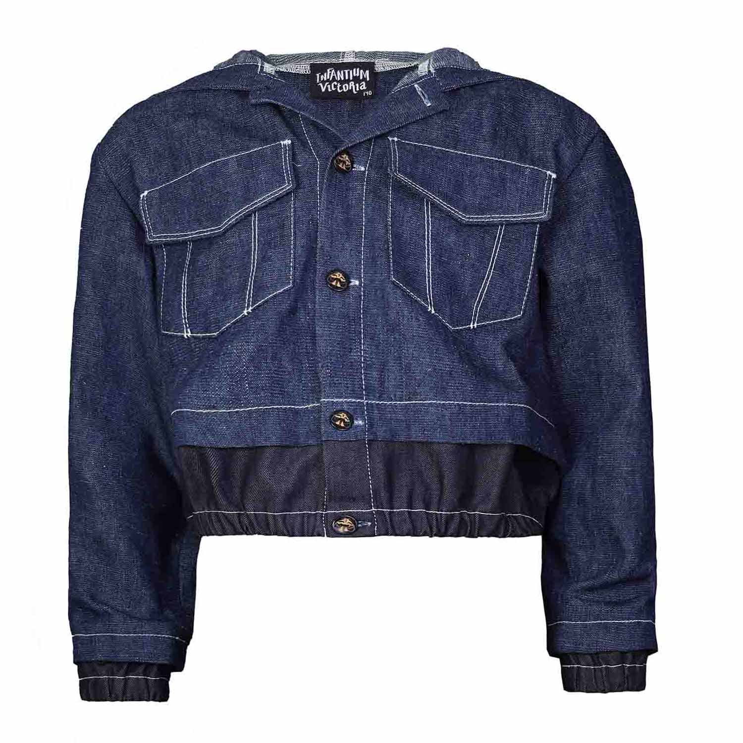Boys and Girls Denim Jacket with Hood